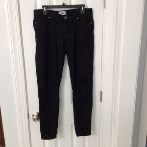 PAIGE Peg Super Skinny Black Jeans - Size 31